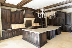 Dark Stained Kitchen